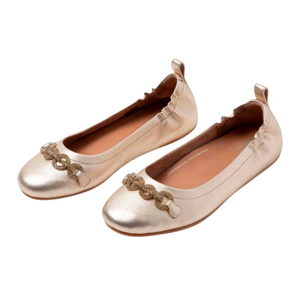 Fit Flop Womens/Ladies Allegro Sparkle Ballerina Flats / Gold - Picture 1 of 4